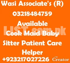 Driver Maid Cook Helper Are Available. .