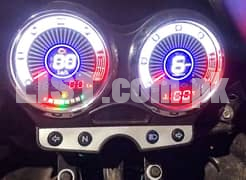 Double Digital led meter for Ybr ,Gs ,Cb 150f Universal for all bikes