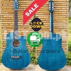 ROCK- Professional Acoustic Guitars Box Pack 3 Years Warranty