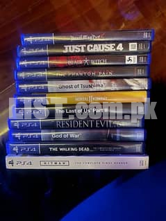 ps4 games for sale god of war, the last of us 2, ghost of tsushima