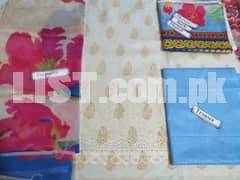 Lawn, Wedding and Party Dresses/Suit 3 Pcs Stitched Latest Articles