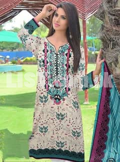 lawn suit printed good quality free cash on delivery
