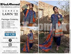 3PC GUL AHMAD PRINTED SUIT SUPER WHOLESALER Also available EMBROIDED