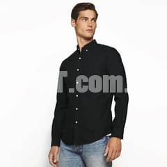 Chambray Cotton Slim Fit Casual Shirts