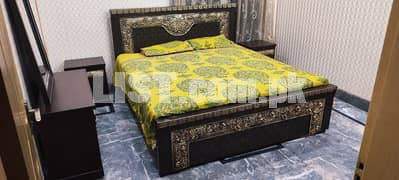 Solit Wood King Size Double Bed Set Hand Carving Desing Sofa Dining