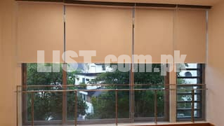 window blinds  (heat and light is  blocked use blinds ) roller blinds