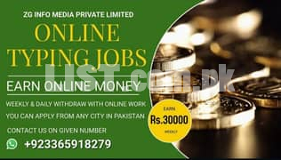 A Golden Chance with onlion typings jobs trusted company #
