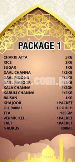 Ramzan packages quality & quantity guaranted
