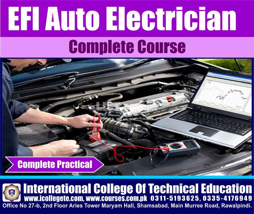 Best EFI Auto Electrician Course in Abbotabad Mansehra
