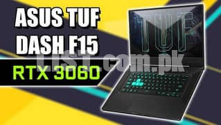 Asus TUF Dash F15 FX516 Gaming 11th Gen Ci7, 16GB, 512GB SSD, RTX3060
