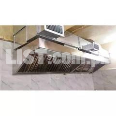 Kitchen hood and ex ducting
