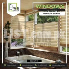 Fancy and Elegant Window Blinds 10% Ramzan Discount from Market rate