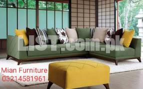 2 Designs Simple Sofa Corner for 9*6 feet  with stool