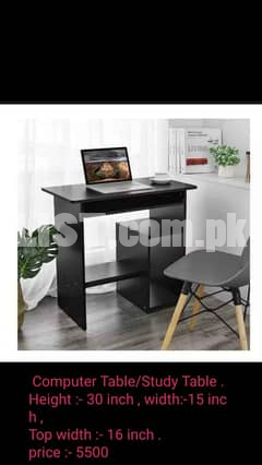Computer Table, Wooden Study Table