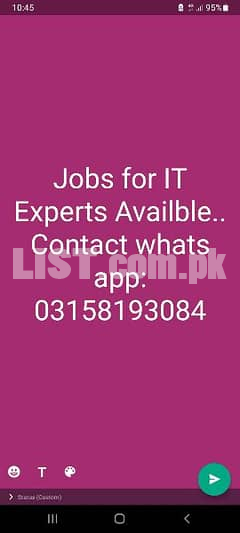 jobs availble for IT Expert in peshawar
