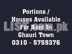 5 Marla Ground Portion For Rent In Ghouri Town - Ghori Town