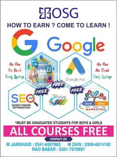 All Courses Free | SEO | Content Writing | Social Media Marketing |OSG