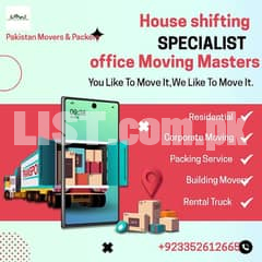 local home & office shifting services in Karachi