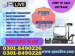 POS Software | Point of Sale Software | FBR POS Software - ePOSLIVE
