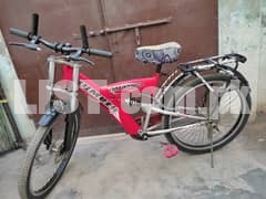 Imported Humber bicycle with front and back shocks heavy frame
