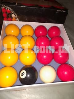 Snooker balls boxed set