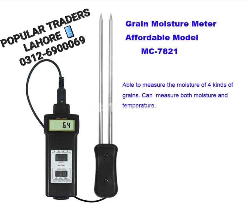 Grain moisture meter model 7821 for corn, rice, wheat, Paddy from Paki
