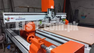 cnc wood router with rotary