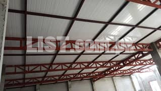 parking sheds for aircrafts, tanks, heavy duty vehicle
