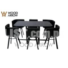 Compact design 6 chair's Dining table