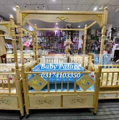 Baby Wooden Cot And Electric Swings