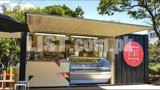 container caravan, prefab accommodation, canteens and cafes