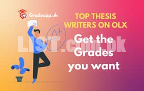 Thesis writing service for MS/BS/PHD/Final year project by GRADEUPP. UK