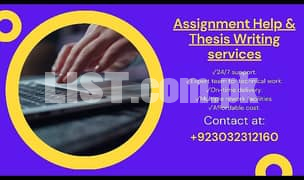 Assignment, Thesis, Proposal, Blog & Research Article Writing services