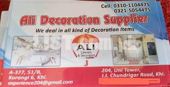 All kinds of Decoration Items