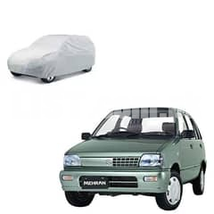 Suzuki Mehran Top Cover Silver Full Car Cover