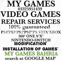 PLZ CALL FOR MORE INFO ( MY GAMES )