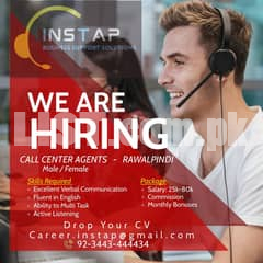 Call Center Agents / Sales Call Agent