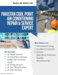 AC Installation, AC Repair & Service, Inverter AC Service & Repair