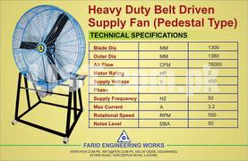 Heavy big size fan with stand