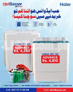haier washing machine available on easy installments