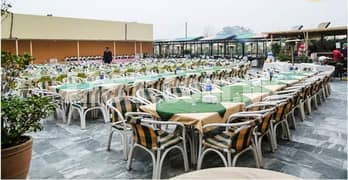 Restaurant Dining Chairs Furniture Outdoor, Rooftop, Waterproof, Lawn
