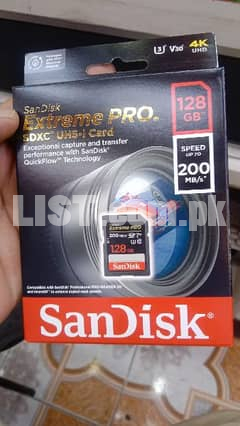 SanDisk extreme pro memory card