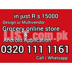 ecommerce website multivendor grocery online store android application