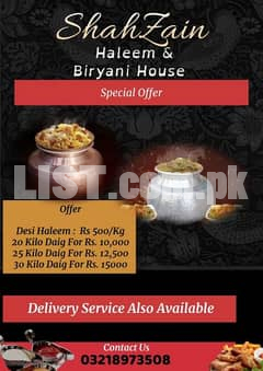 Haleem Dasi Haleem Special & Catreeng