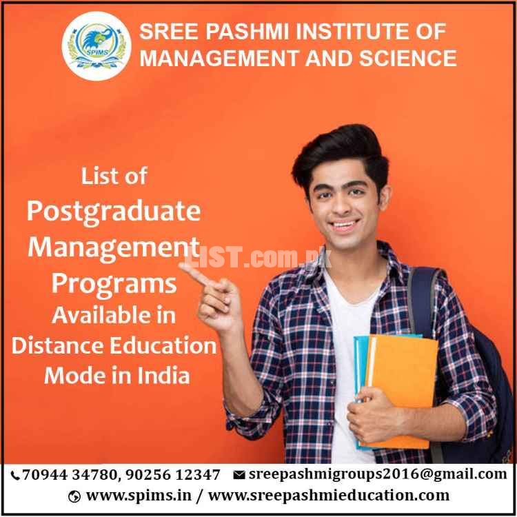 List of PG Management Programs Available in Distance Education