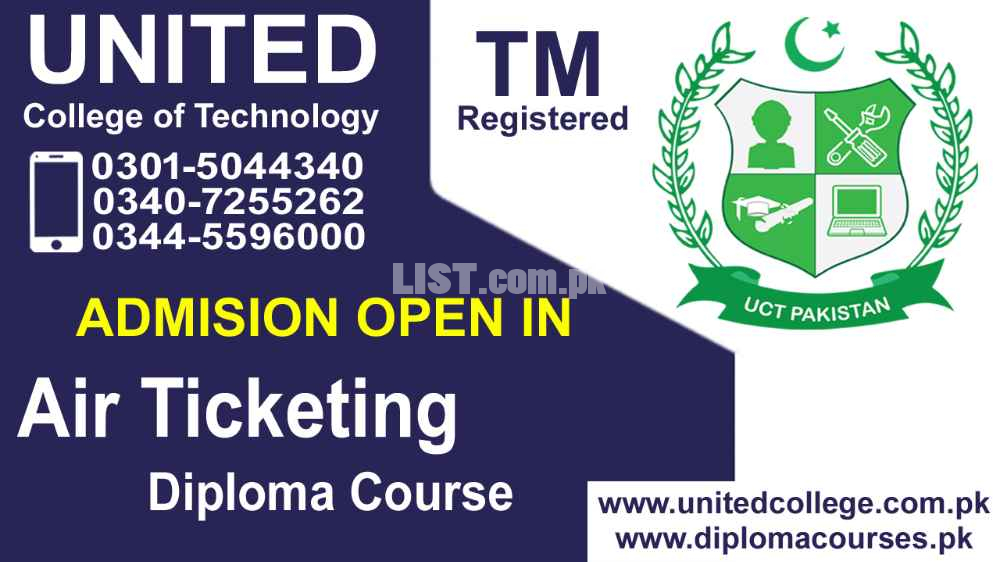 #1 #AIR TICKETING #TRAVEL #AGENT #DIPLOMA #COURSE #iN #PAKISTAN