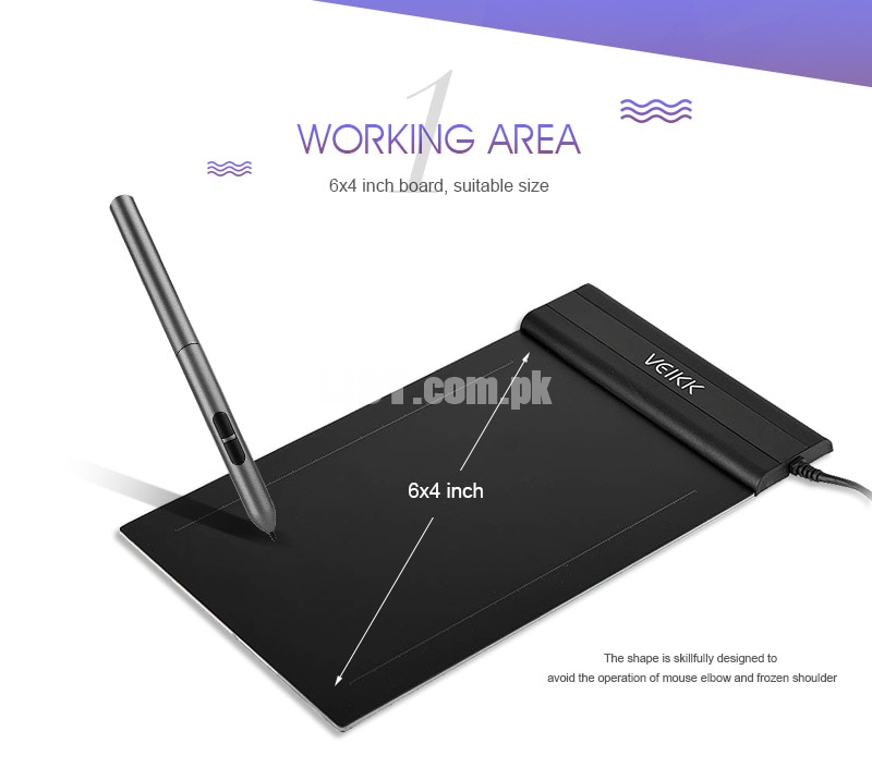 S640 Graphic Tablet Drawing Tablet 6x4 inch Graphics Drawing Tablet Pe