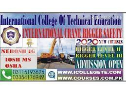 CRANE RIGGER SAFETY COURSE IN  CHAKWAL