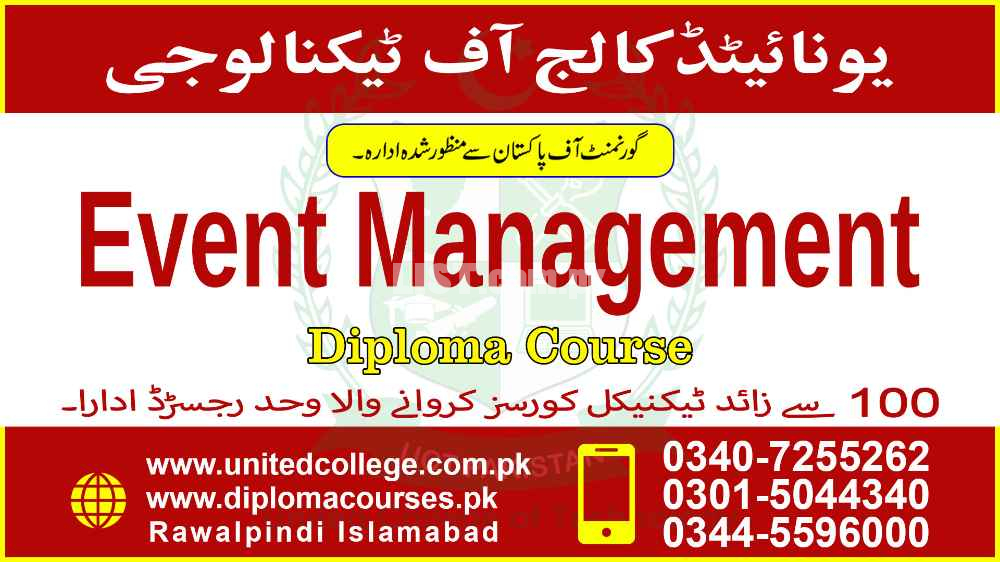 #1# BEST NO 1 SHORT DIPLOMA ACADMY  EVENT MANAGEMENT COURSE IN PAKISTA