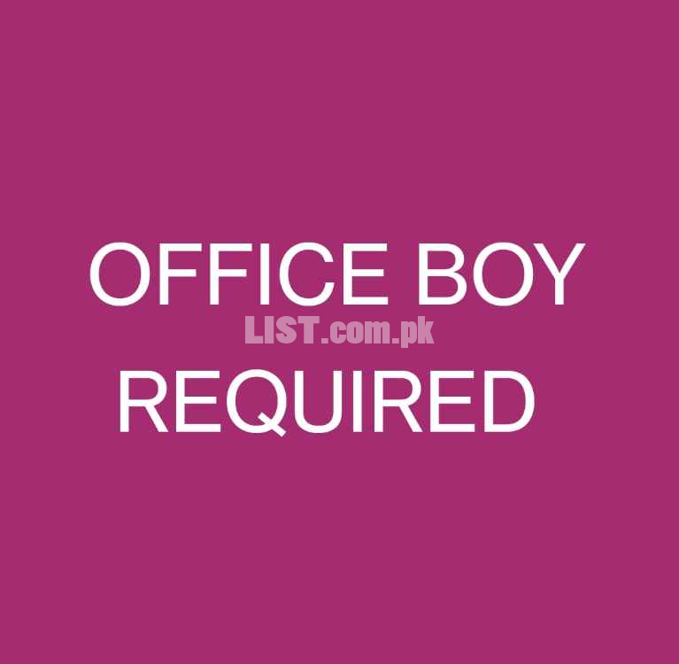 Looking for office boy